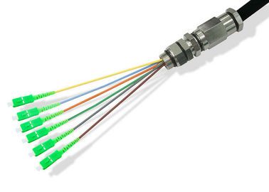 Trança da fibra óptica dos conectores do SC