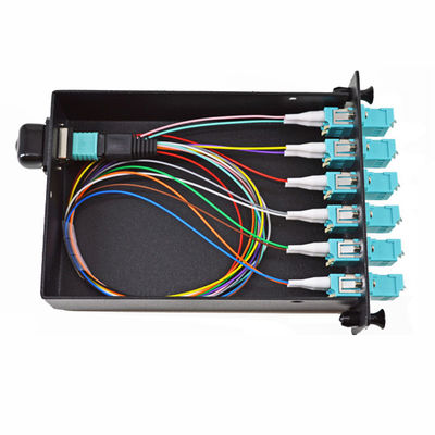 Tipo portuário painel do painel de remendo da gaveta do SC 2 de fibra ótica Mpo do cabo de remendo de remendo de fibra do cabo