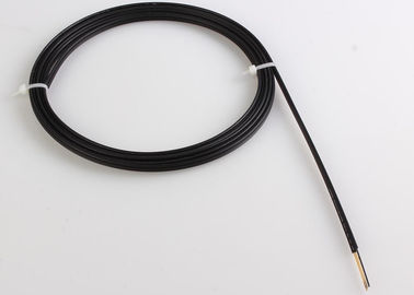cabo exterior da fibra do revestimento FTTH de 12cores LSZH com a fibra de G657A, preta