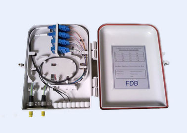 Solução interna/exterior do plástico FTTH com a caixa terminal da fibra 24port