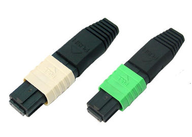 conectores de cabo da fibra óptica de 12core MPO com perda do retorno alta