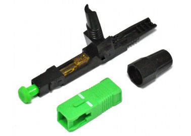 Pre - fibra Pluggable lustrada do SC rapidamente - conectores óticos para a manutenção óptica da rede
