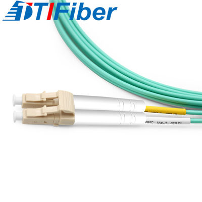 Tipos frente e verso diâmetro OM3 LC/UPC-ST/UPC de 2.0MM do conector de cabos do remendo da fibra ótica