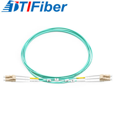 OM3 tipo cabo do remendo da fibra do duplex 2.0mm do cabo de remendo da fibra ótica