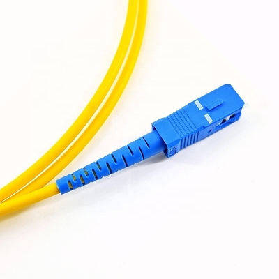 Cabo do remendo da fibra ótica da palavra simples do cabo de remendo 2.0mm da fibra do único modo do Sc do Sc 3.0mm