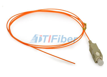 62,5/125 trança óptica da fibra do SC OM1, cabo de fibra óptica de 0.9mm OFNP