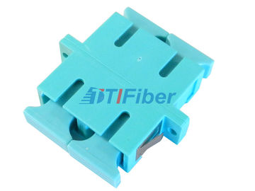 Aqua OM3 simples/adaptador fibra óptica do duplex para a rede de Telecomunication