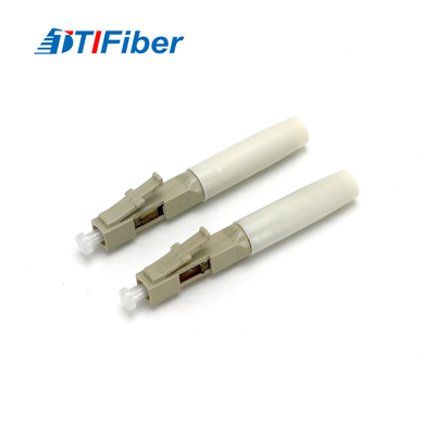 Conector rápido plástico do conector rápido multimodo da fibra do LC UPC para a solução de FTTH