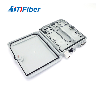 Núcleo 12 fixado na parede material da caixa de distribuição FTTH da fibra ótica do ABS 10 anos de garantia