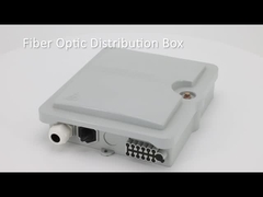 1×8 PLC Splitter Outdoor Fiber Optic Distribution Box High impact plastic