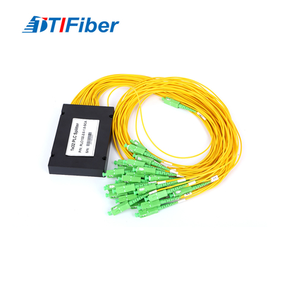 Divisor ótico 1260 do Plc da fibra de Ftth 1x4 1x8 1x16 1x32 1x64 a 1650nm