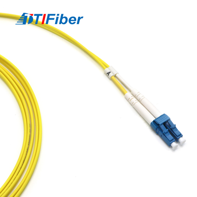 Cabo de remendo FC/UPC da fibra ótica - ligação em ponte simples Singlemode da fibra ótica da manutenção programada de LC/UPC