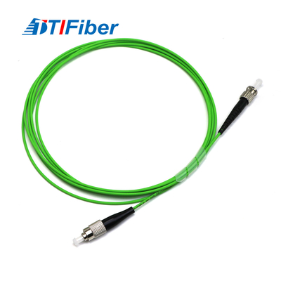 50 / palavra simples multimodo do cabo de remendo OM5 da fibra ótica de 125um LSZH FC-ST DX