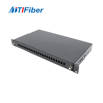19&quot; 1u 24 caixa terminal da fibra ótica ótica portuária do Sc Sx para FTTH