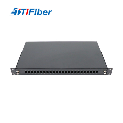19&quot; 1u 24 caixa terminal da fibra ótica ótica portuária do Sc Sx para FTTH