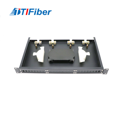 24 comprimentos personalizados de fibra ótica do painel de remendo do Sc Sx Ftth Mpo Mtp