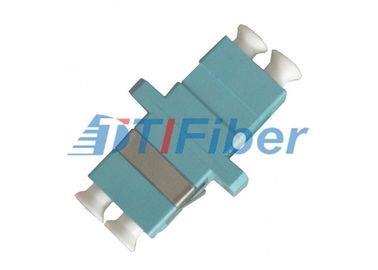 Do adaptador azul da fibra ótica do LC do duplex da cor das telecomunicações luva cerâmica