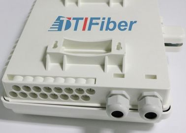 Caixa da terminação da fibra de 16 núcleos para a parede do sistema do acesso de FTTX e o uso montado Polo