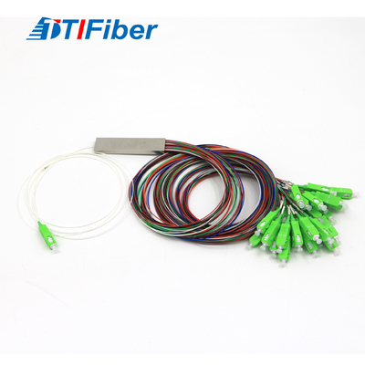 Divisor 1x16 da fibra ótica do sistema de FTTX com Sc/Apc da trança