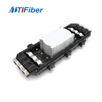 Fechamento 12 da tala da fibra ótica de FTTH FTTX 24 48 96 144 tipo horizontal de 288 núcleos