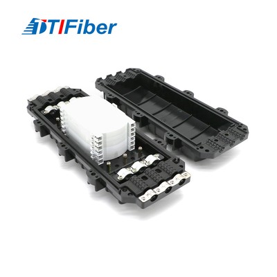 Fechamento 12 da tala da fibra ótica de FTTH FTTX 24 48 96 144 tipo horizontal de 288 núcleos