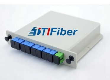 1X8/ divisor da fibra ótica 1x16 com o módulo do divisor do conector de SC/UPC/PLC (tipo da inserção)