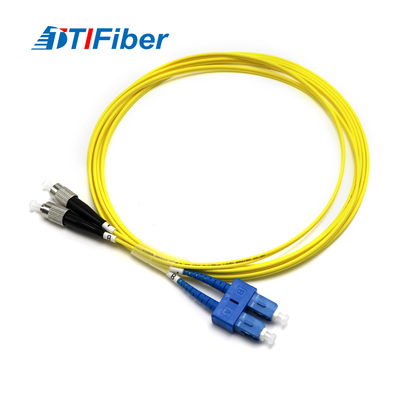 Cabo de remendo 1m da fibra ótica da manutenção programada DX de TTIFiber FC-SC 2m 4m 5m