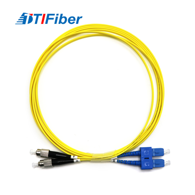 Cabo de remendo 1m da fibra ótica da manutenção programada DX de TTIFiber FC-SC 2m 4m 5m