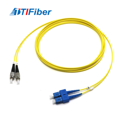 Cabo de remendo 1m da fibra ótica da manutenção programada DX de TTIFiber FC-SC 2m 4m 5m