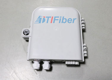 Montagem da parede de cerco da fibra de 8 ABS da caixa de distribuição da fibra ótica das gotas dos portos FTTH