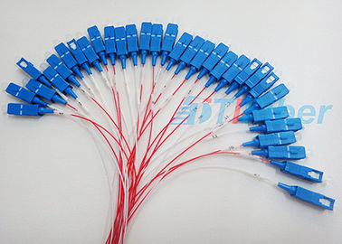 tipo de aço mini divisor do tubo 1X32 da fibra ótica, divisor audio ótico do cabo