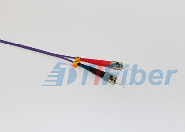 50 / cabos de remendo da fibra de 125 milímetros, ST multimodo do cabo de remendo/UPC ao SC/UPC