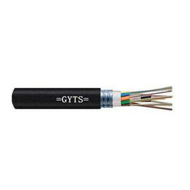 Do núcleo preto exterior do cabo de fibra ótica 8 de GYXTW cabo de fibra ótica do remendo