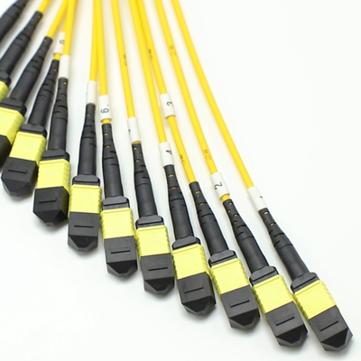 100G 200G MPO Macho Feminino 8 12 16 24 Fibra para MPO Feminino Macho Fibra Óptica Cordão de Parche para alta densidade de fiação em espaços pequenos