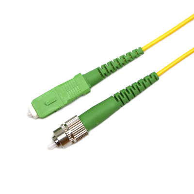 Novo design testado Simplex 3 5 10M SC / APC - FC / APC FTTH OFNP Fibra Óptica Patch Cord