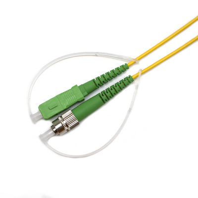 Novo design testado Simplex 3 5 10M SC / APC - FC / APC FTTH OFNP Fibra Óptica Patch Cord