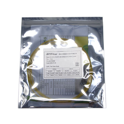 Novo design testado Simplex 3 5 10M SC / APC - FC / APC FTTH OFNP Fibra Óptica Patch Cord