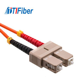Perda do retorno de elevação do cabo de remendo da fibra ótica de SC-SC com o conector da manutenção programada milímetro do SC UPC do ST do LC FC
