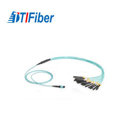 10 fibra multimodo do gigabit 50/125 - o remendo ótico conduz OM4 o cabo da ligação em ponte do núcleo da fêmea 8