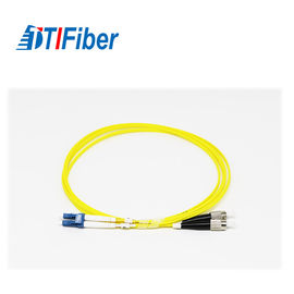 Cabo durável do remendo da fibra ótica do único modo, FC à fibra ótica do cabo de remendo do LC