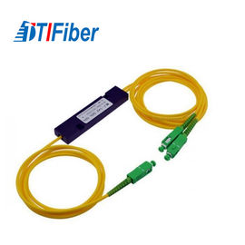 Os ABS datilografam a divisor da fibra ótica do PLC a aplicação de sistema Singlemode de 1X2 FTTX