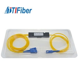 OS ABS do PLC 1310/1550nm 0.9mm do divisor da fibra ótica de FBT 1X2 2x2 datilografam para o sistema de FTTX