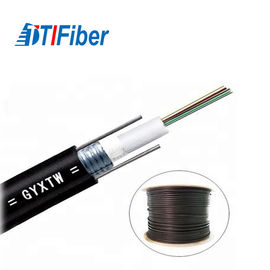 Do núcleo preto exterior do cabo de fibra ótica 8 de GYXTW cabo de fibra ótica do remendo