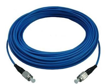 ST/UPC - cabo de remendo blindado interno da fibra óptica do ST com azul, revestimento de LSZH