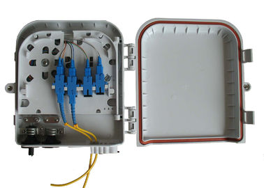 Plástico de alto impacto exterior da caixa de distribuição da fibra óptica do divisor do PLC 1×8