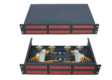 Caixa terminal da fibra do porto da gaveta 48 do manequim para redes do adaptador do ST do SC de FC/CATV