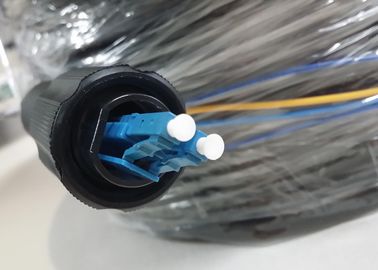 Único modo/cabo de remendo multimodo da fibra óptica de PDLC com cabo exterior impermeável
