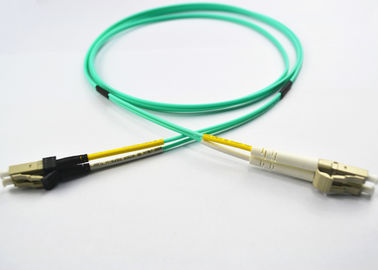 Mini cabo de remendo da fibra óptica do LC com o revestimento de OM3 LSZH, OS1/OS2/OM1/OM2