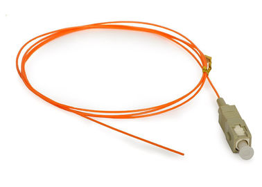 Trança multimodo da fibra do SC milímetro com UPC Poishing, cabo da fibra da laranja de 0.9mm