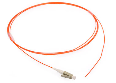 Trança da fibra óptica do LC Mulitimode com cabo alaranjado/cabo do Aqua